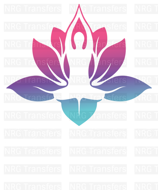 Namaste - Yoga, DTF TRANSFER, Heat Transfer, DTF Print