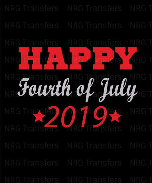 July 4th #019- DTF TRANSFER