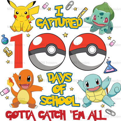 a pokemon themed birthday card with the words 1, 2, 3, and 4