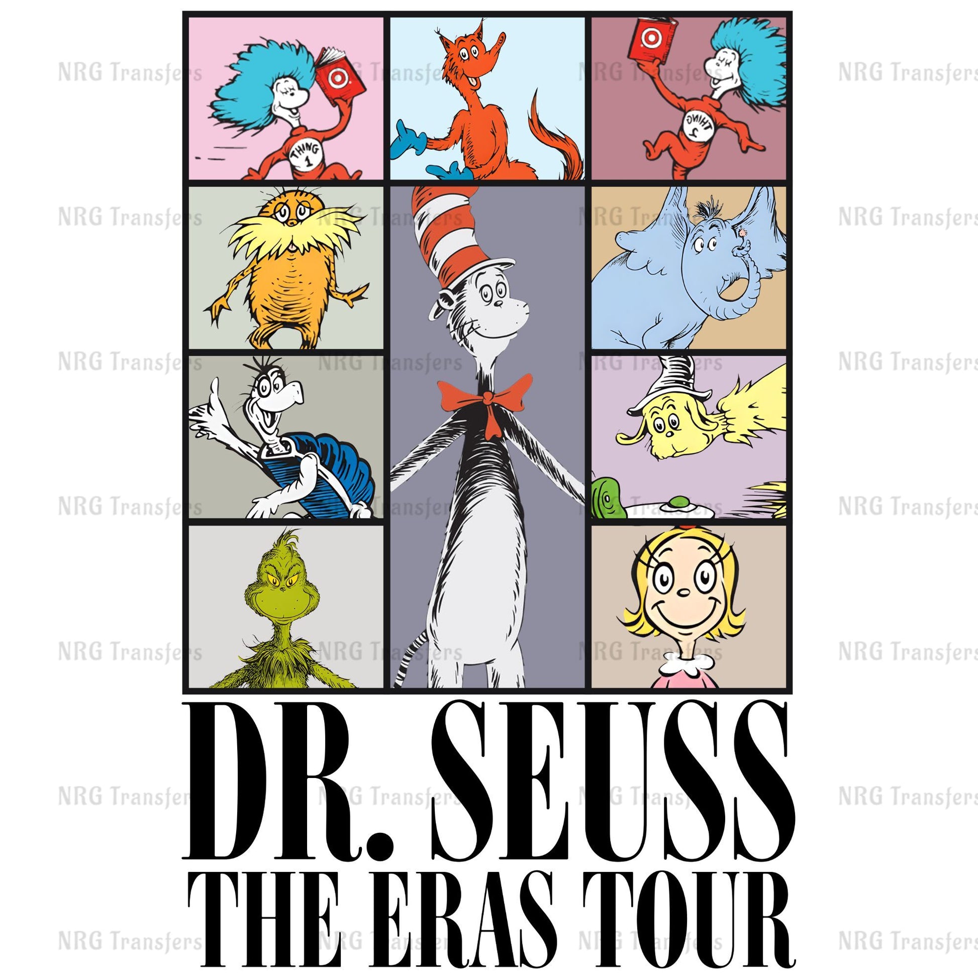 dr seuss the eras tour poster