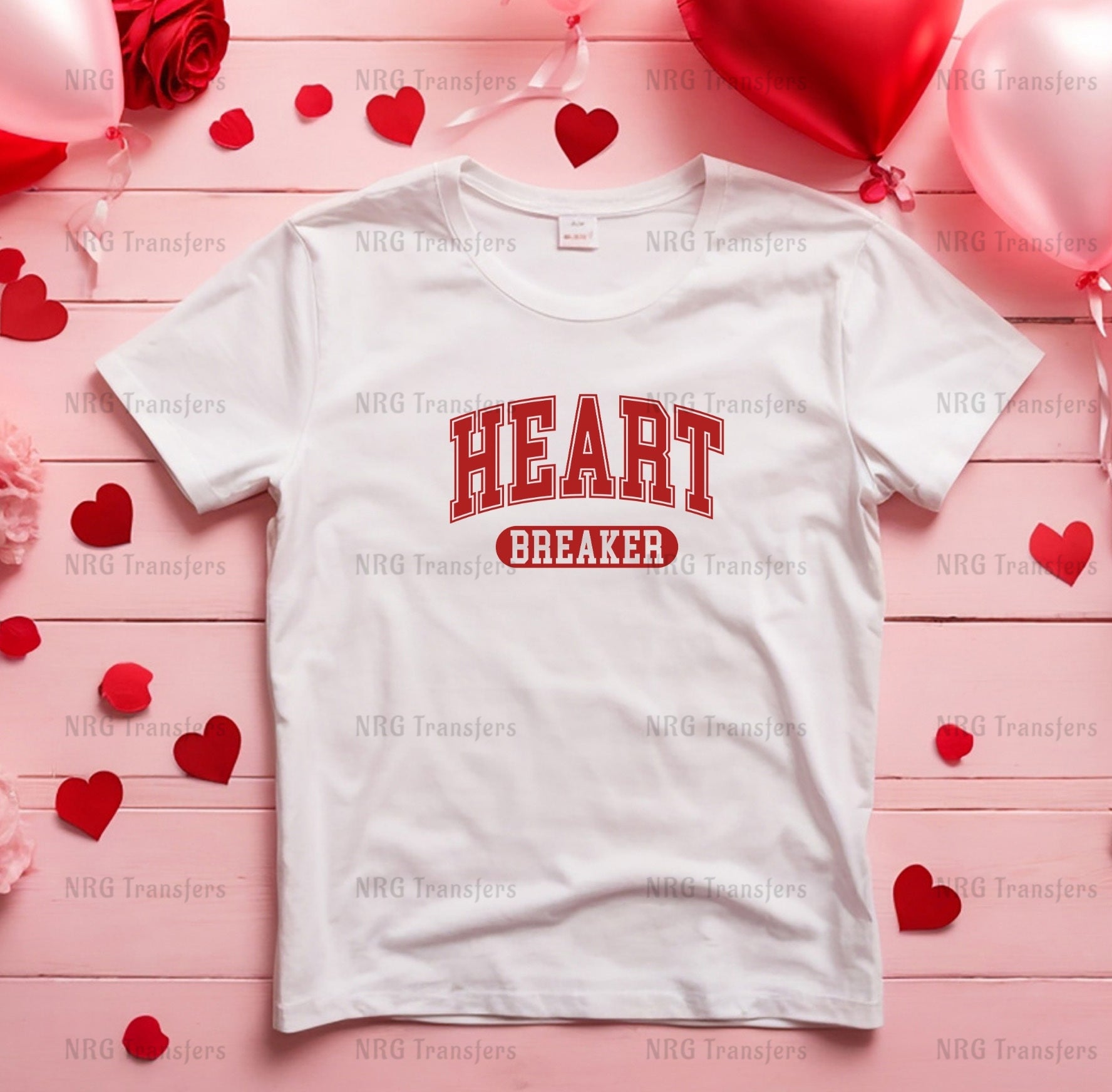 a t - shirt with the word heart breaker on it