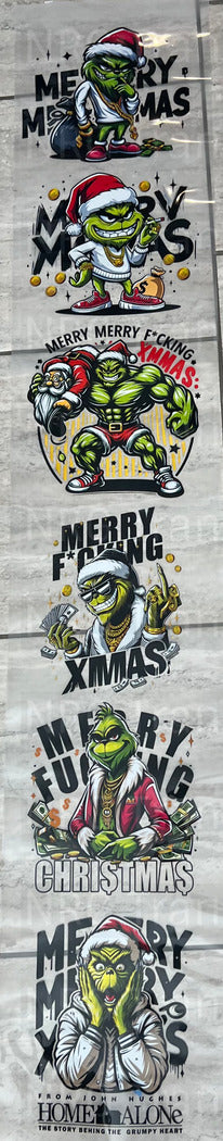 Adult Grinch Gang Sheet #1 12X60