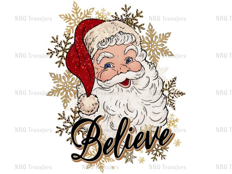 DTF Transfer | Santa Believe - Christmas