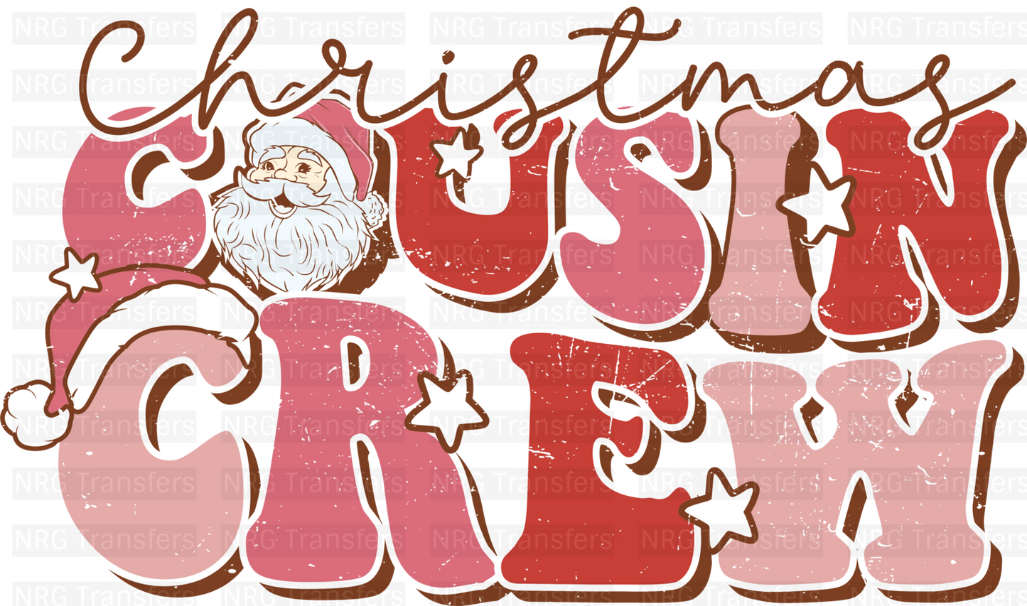 Christmas Cousin Crew - DTF TRANSFER