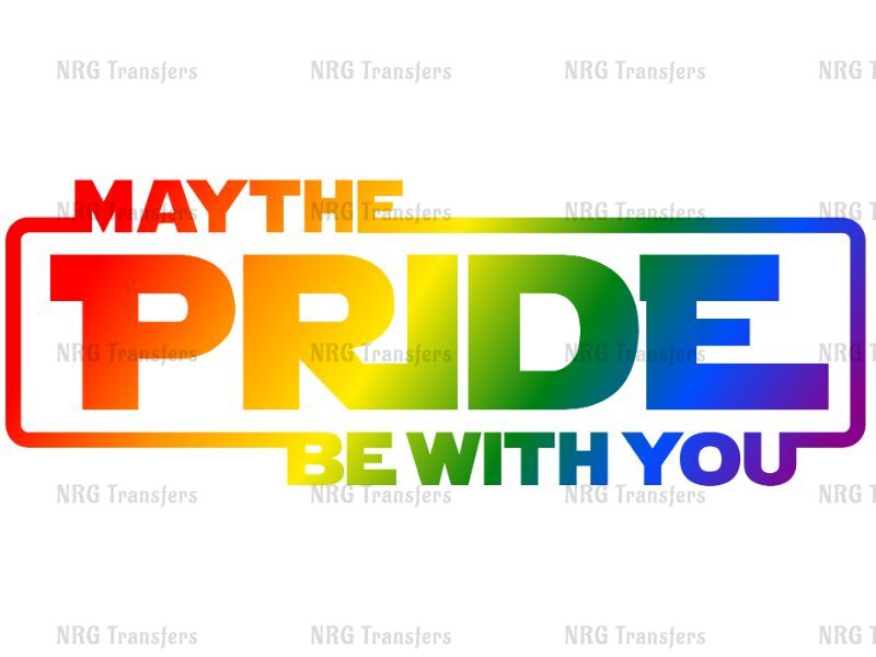 a pride sign with the words may the pride be with you