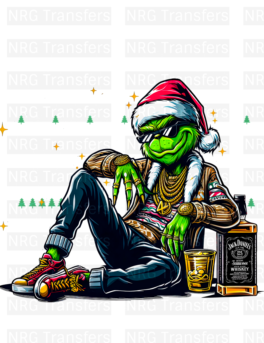 Adult Grinch #18 - DTF TRANSFER