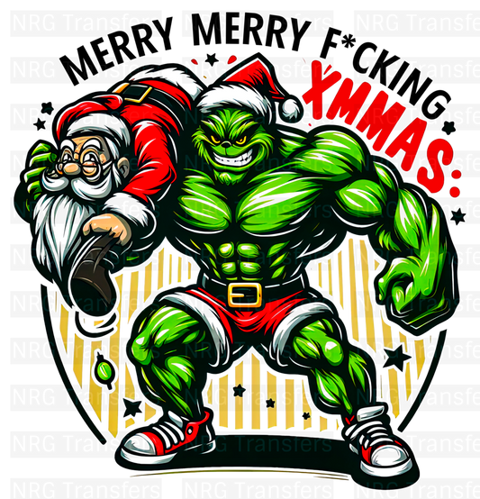 Adult Grinch #3- DTF TRANSFER