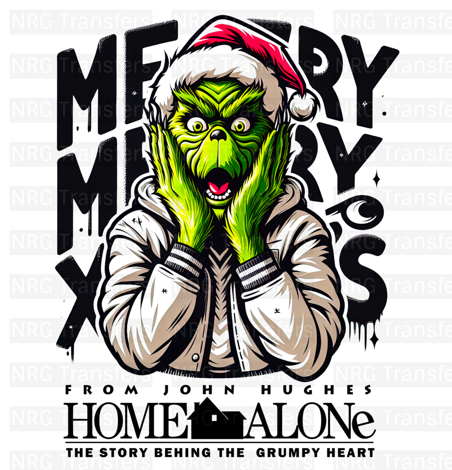 Adult Grinch #6- DTF TRANSFER