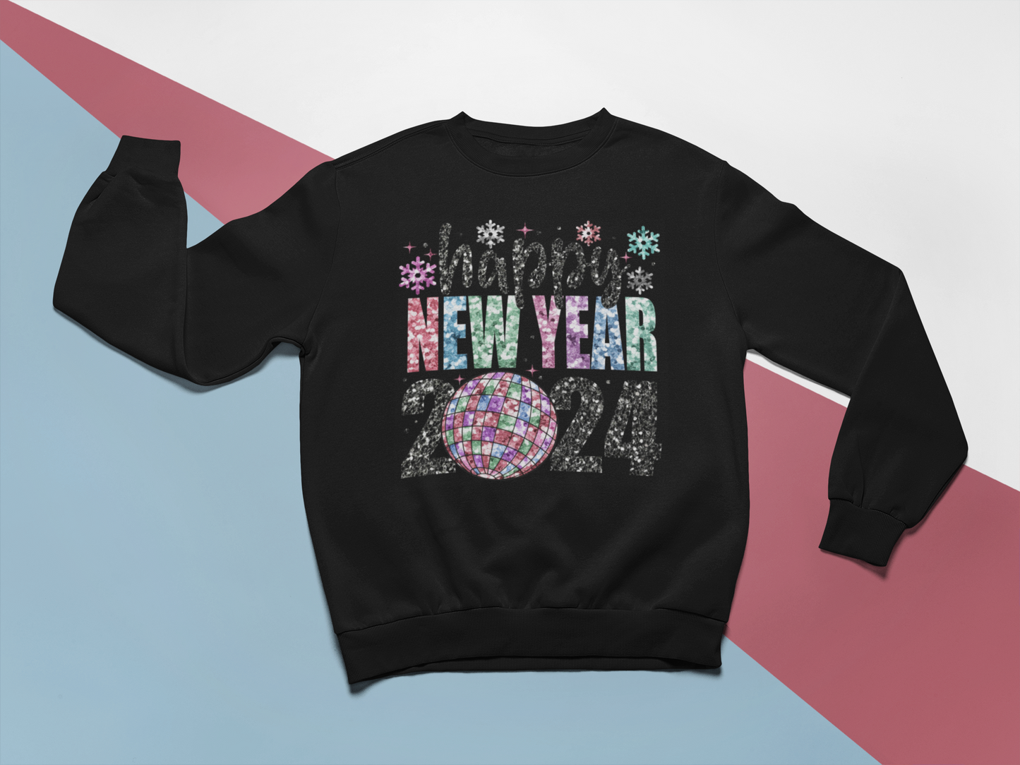 Happy New Year Sparkle - Sweatshirt 2024