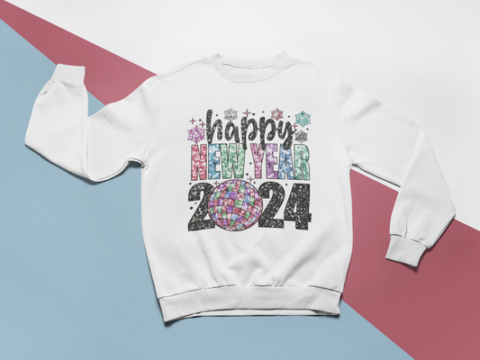 Happy New Year Sparkle - Sweatshirt 2024