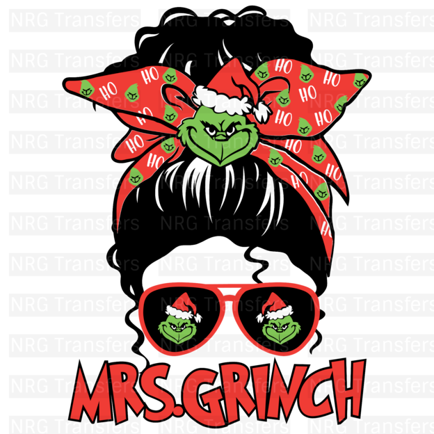 Mrs Grinch- DTF TRANSFER