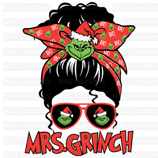 Mrs Grinch- DTF TRANSFER