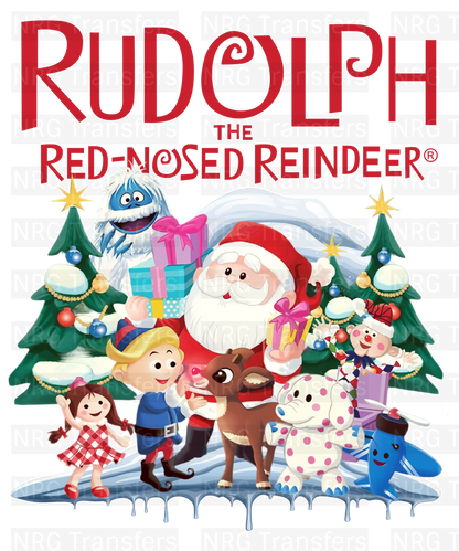 Rudolph Red Nosed Reindeer - DTF TRANSFER