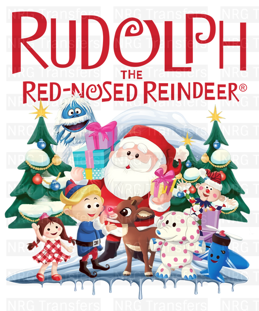 Rudolph Red Nosed Reindeer - DTF TRANSFER