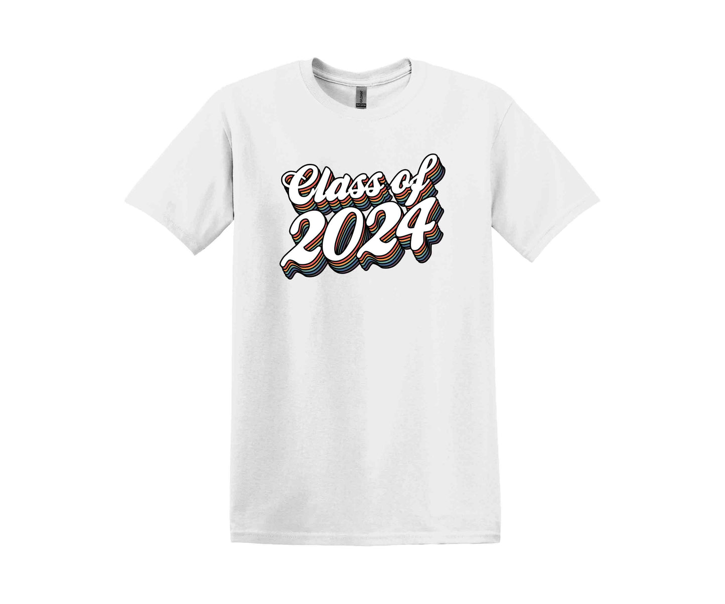 a white t - shirt with the words class of 202 printed on it