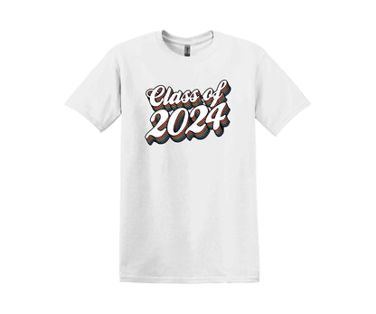 a white t - shirt with the words class of 202 printed on it