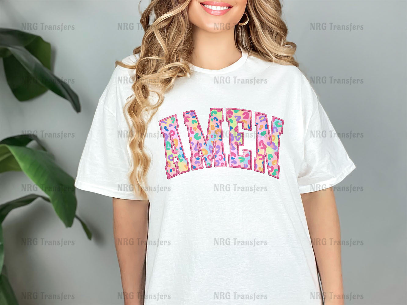 a woman wearing a white t - shirt with the word anger printed on it