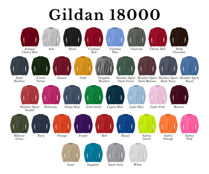 a chart of the colors of the gilan 1800