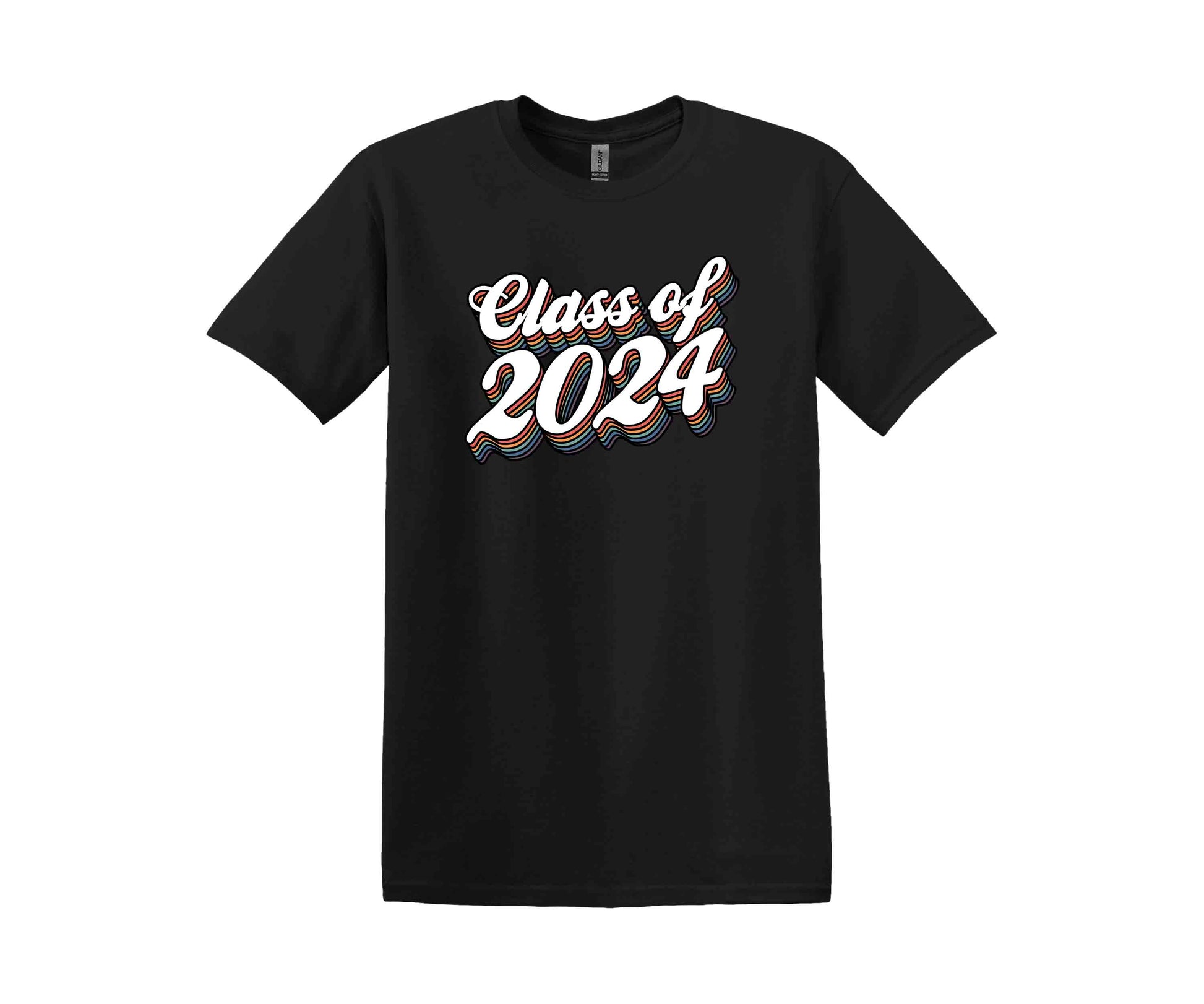 a black t - shirt with the class of 202 printed on it