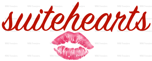 a pink lipstick with the word sweethearts on it